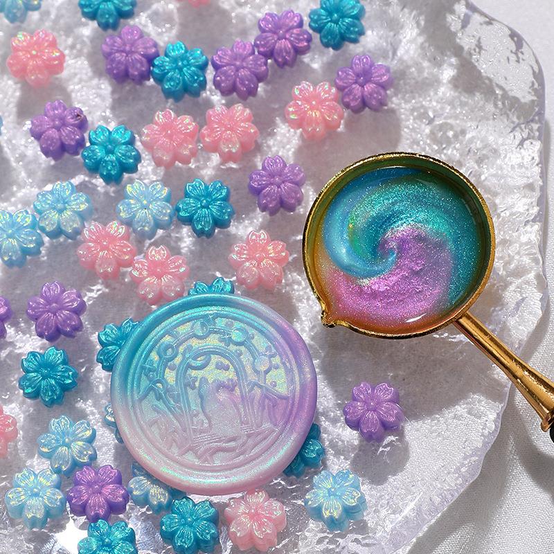 Wedding Sutra - 90pcs/bag Glitter Aurora Wax Seal Stamp