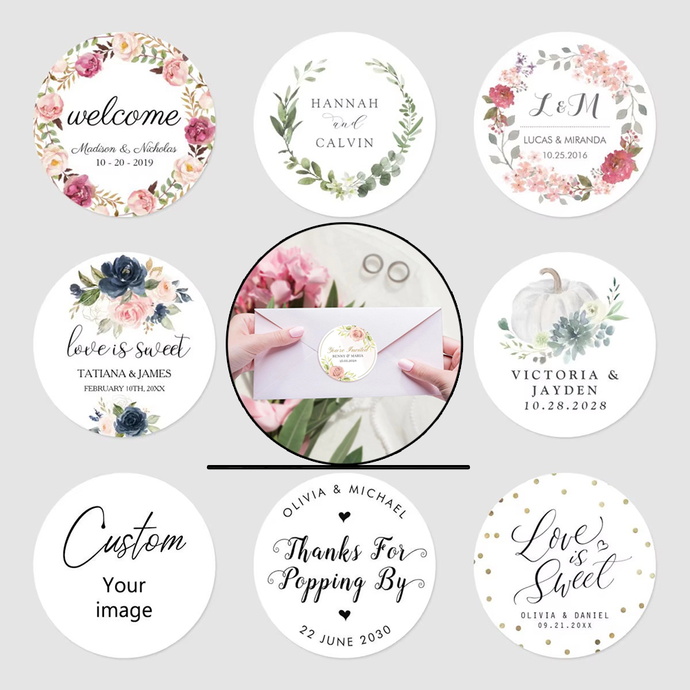 Wedding Supply In Bulk - Customized Stickers for Weddings, Birthdays, Baptisms