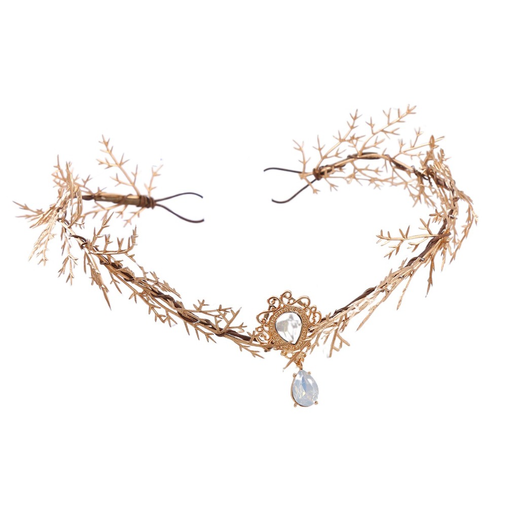Wedding Arch Flower - Vintage Flower Fairy Flower Leaf Crown