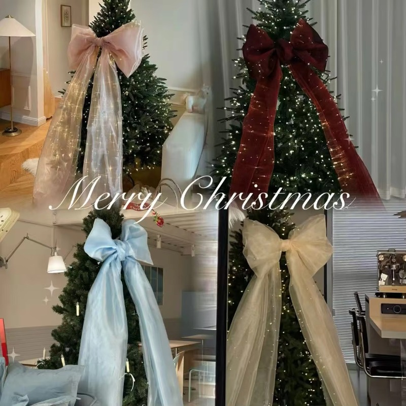 Wedding Supply Shops - Christmas Bow Decoration Hanging Ornament for