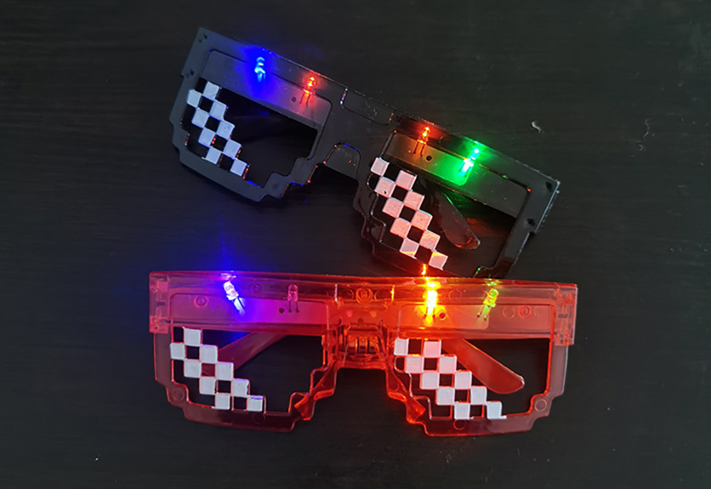 10/20/30 LED Mosaic Glasses Li - Wedding Supply In Bulk ulasan dan harga
