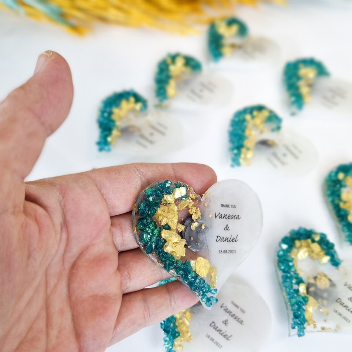 Heart Magnet Wedding Favors: G - Wedding Package Gold ulasan dan harga
