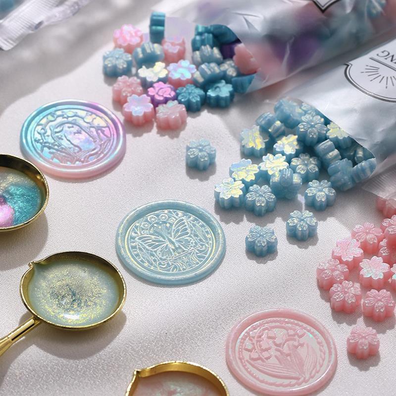 90pcs/bag Glitter Aurora Wax S - Wedding Sutra ulasan dan harga