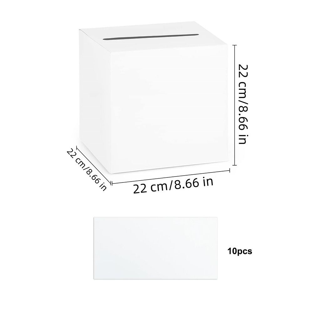 White Black Wedding Card Box C - Wedding Card Box ulasan dan harga