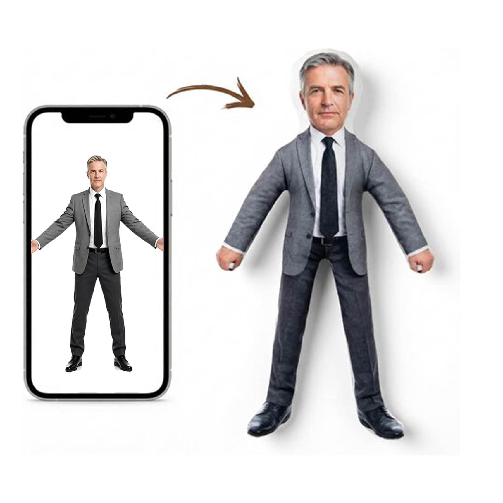 Personalized dad photo plush t - Wedding Souvenir ulasan dan harga