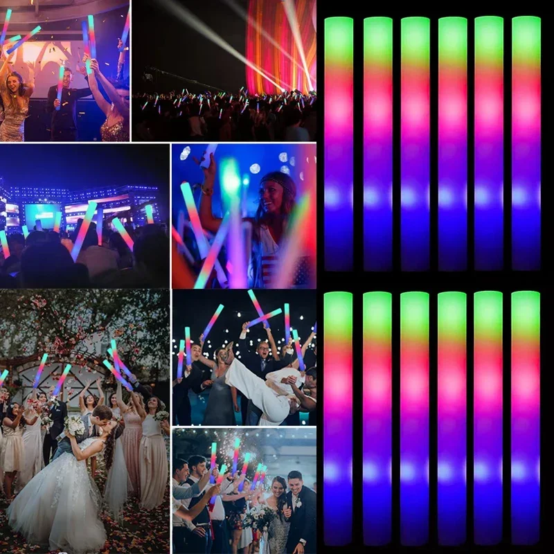 15/30Pcs LED Glow Sticks Bulk  - Wedding Supply In Bulk ulasan dan harga