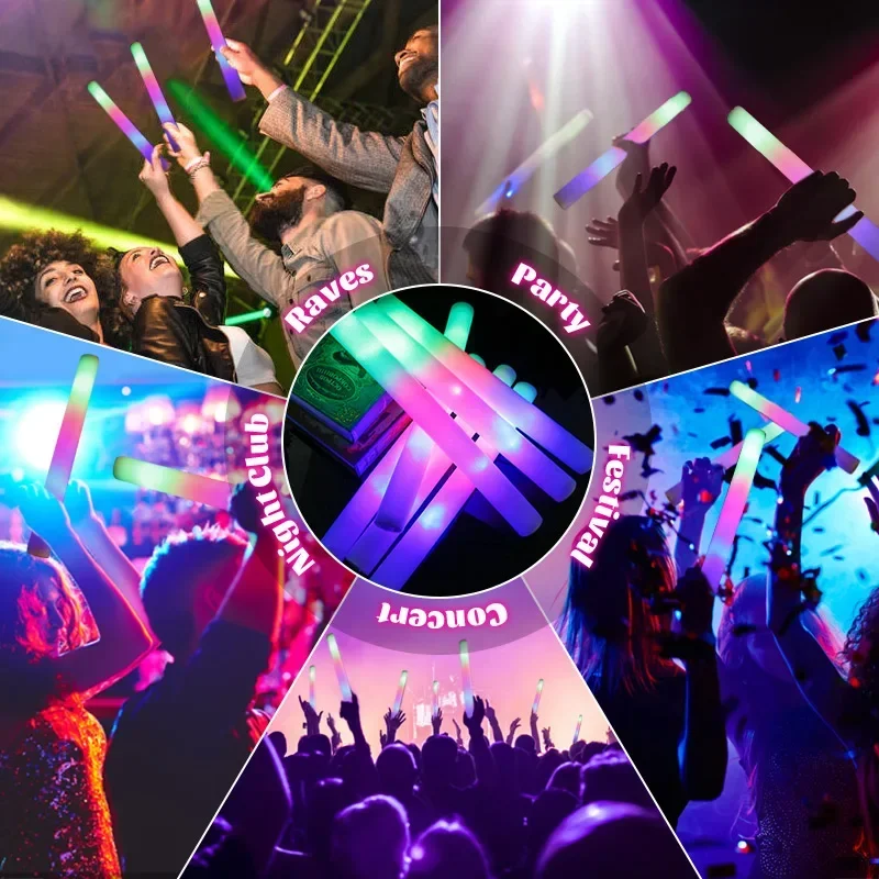 15/30Pcs LED Glow Sticks Bulk  - Wedding Supply In Bulk ulasan dan harga