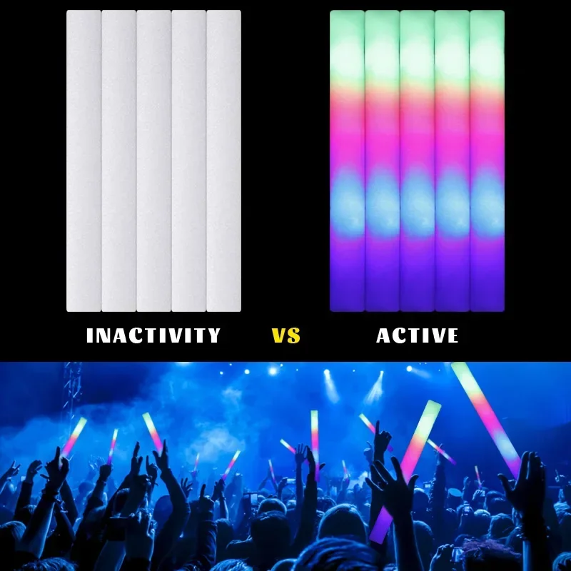 15/30Pcs LED Glow Sticks Bulk  - Wedding Supply In Bulk ulasan dan harga
