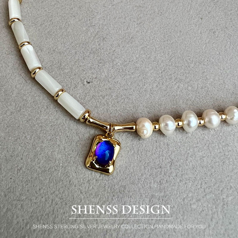 Natural 5-6mm Pearl Shell Neck - Wedding Package Gold ulasan dan harga