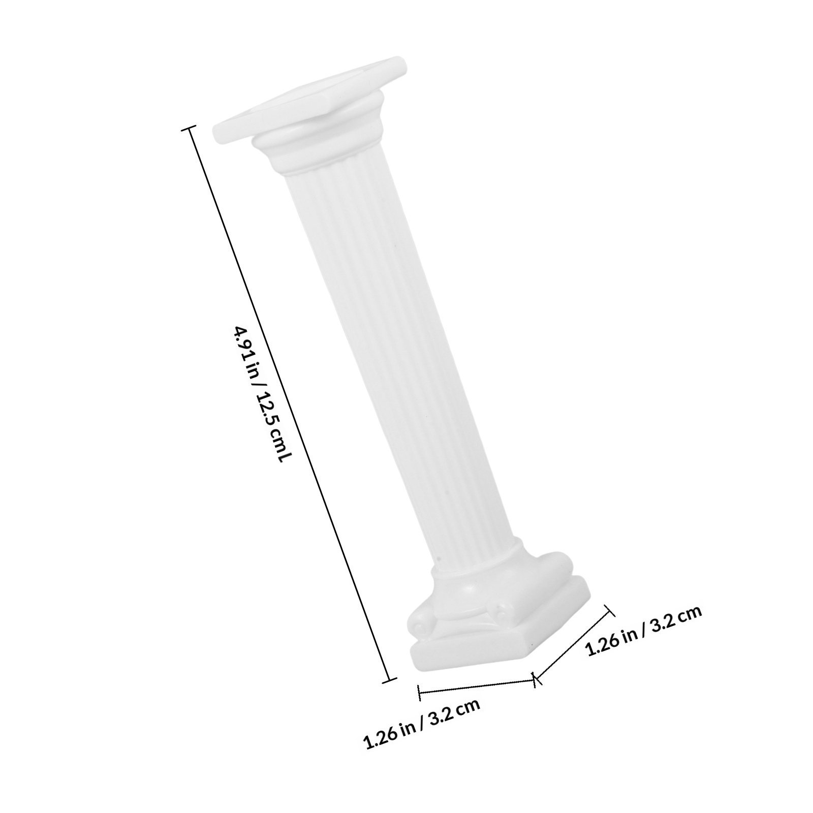 4Pcs Roman Column Cake Pillar  - Wedding Support ulasan dan harga