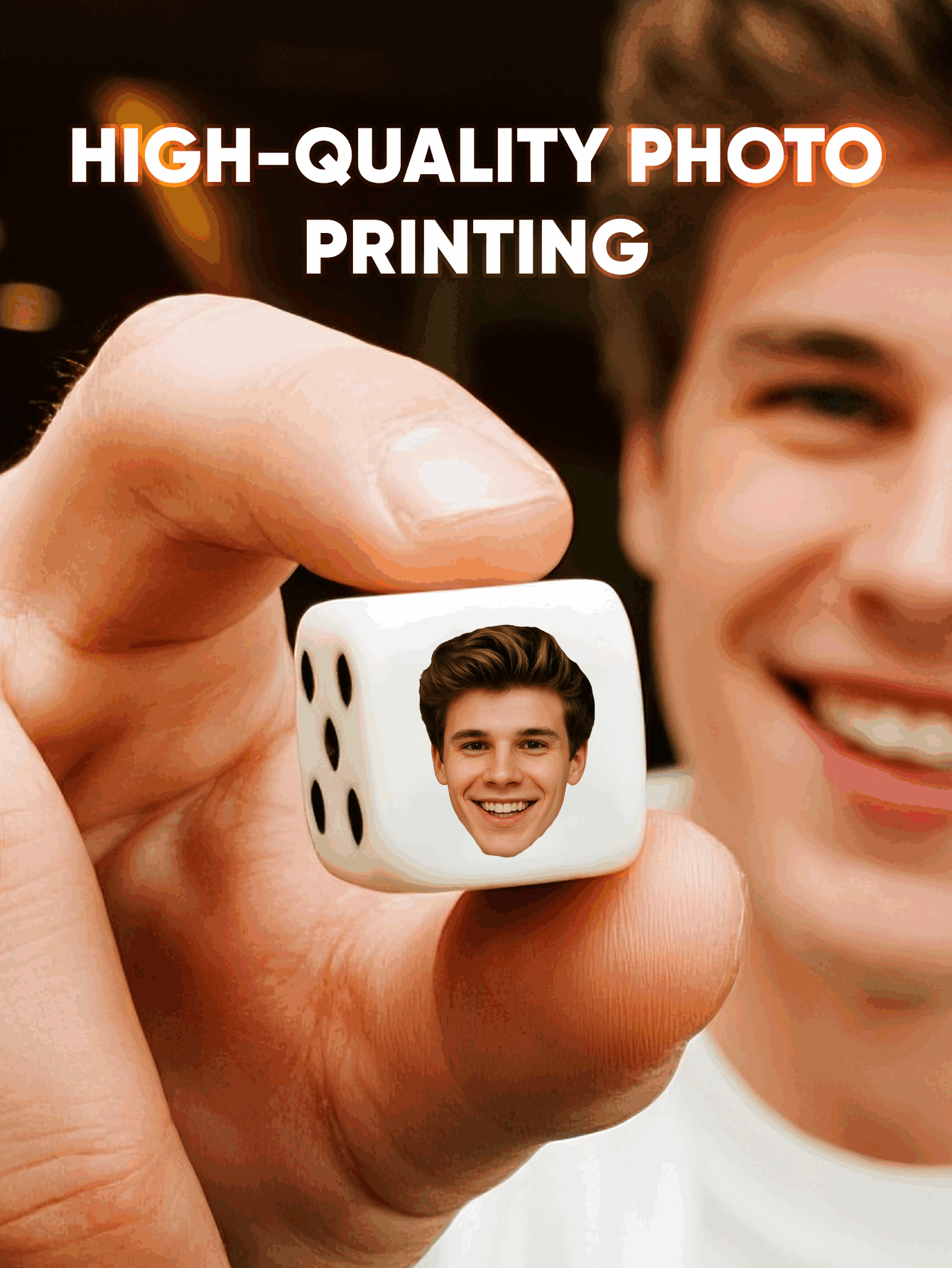 Custom Face Dice Personalized  - Wedding Souvenir ulasan dan harga