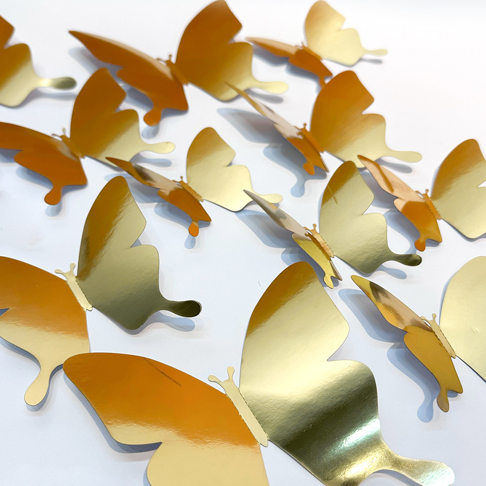 12 Pcs Gold Silver Reflective  - Wedding Package Gold ulasan dan harga
