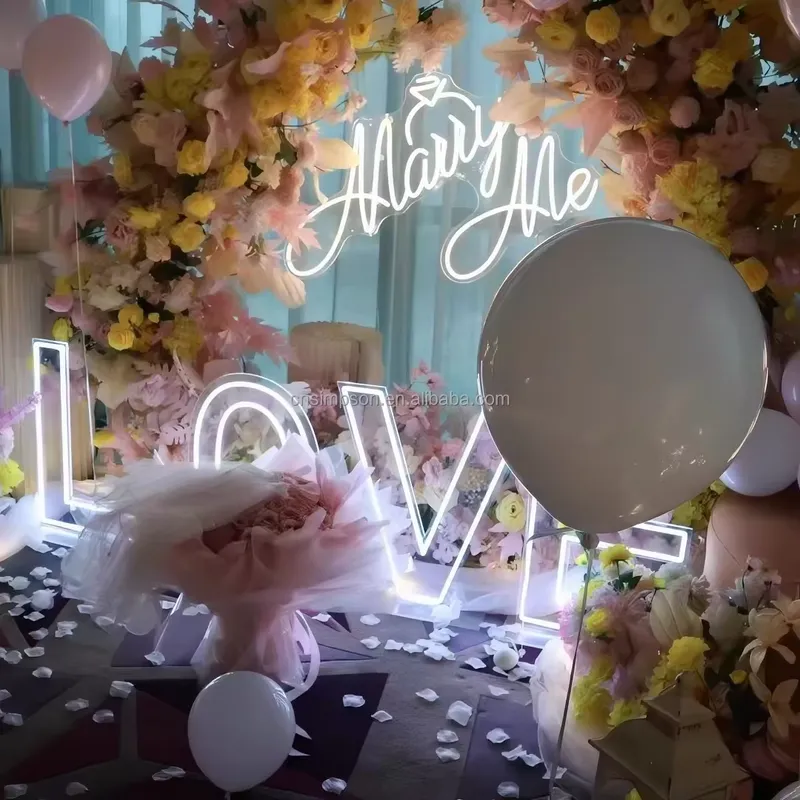 LED Flex Neon Sign, Wedding Re - Wedding Supply Rentals ulasan dan harga