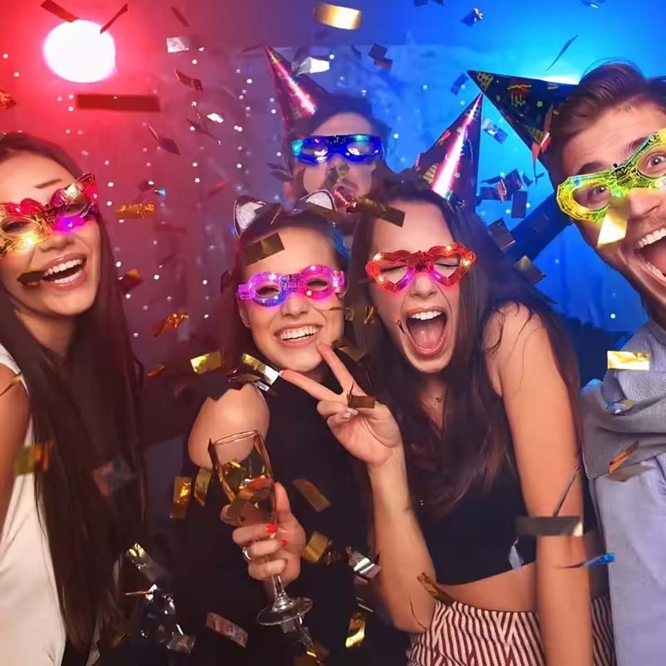 Glow In The Dark Glasses Bulk  - Wedding Supply In Bulk ulasan dan harga