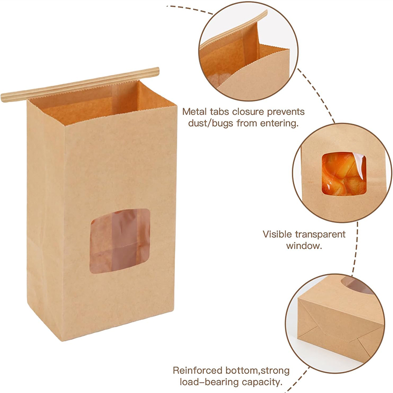 10Pcs Bakery Bags, Window Seal - Wedding Event Supply ulasan dan harga