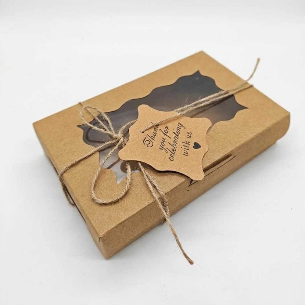 10Pcs Kraft Paper Cake Candy B - Good Supply Wedding Cake ulasan dan harga