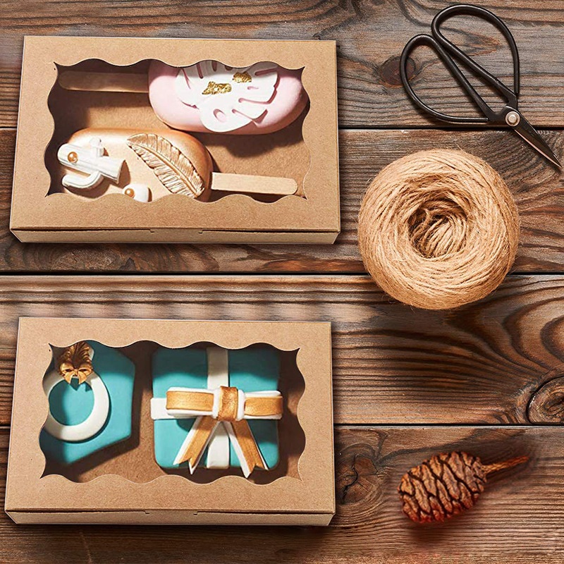 10Pcs Kraft Paper Cake Candy B - Good Supply Wedding Cake ulasan dan harga