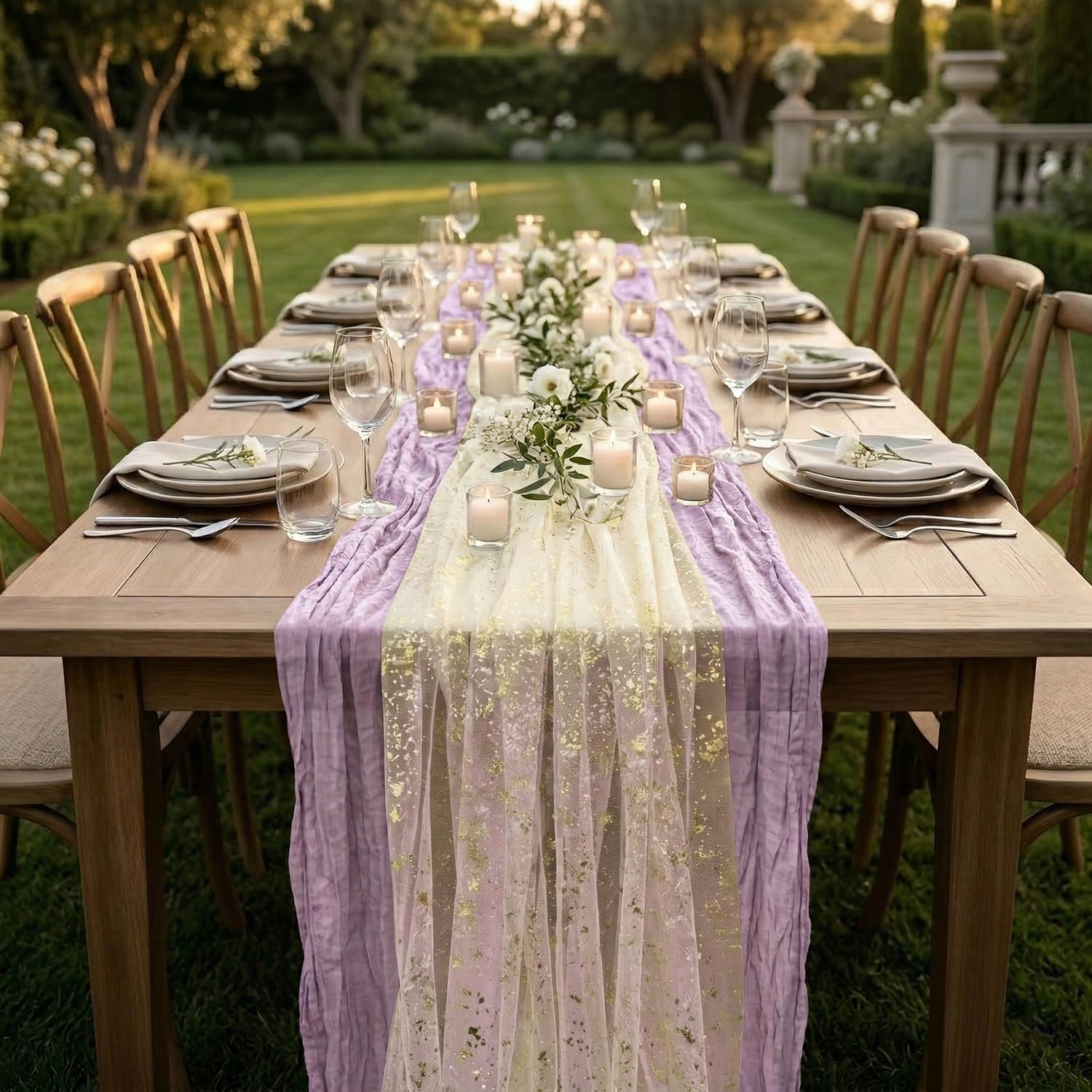 2Pack Cheesecloth Table Runner - Wedding Supply Rentals ulasan dan harga
