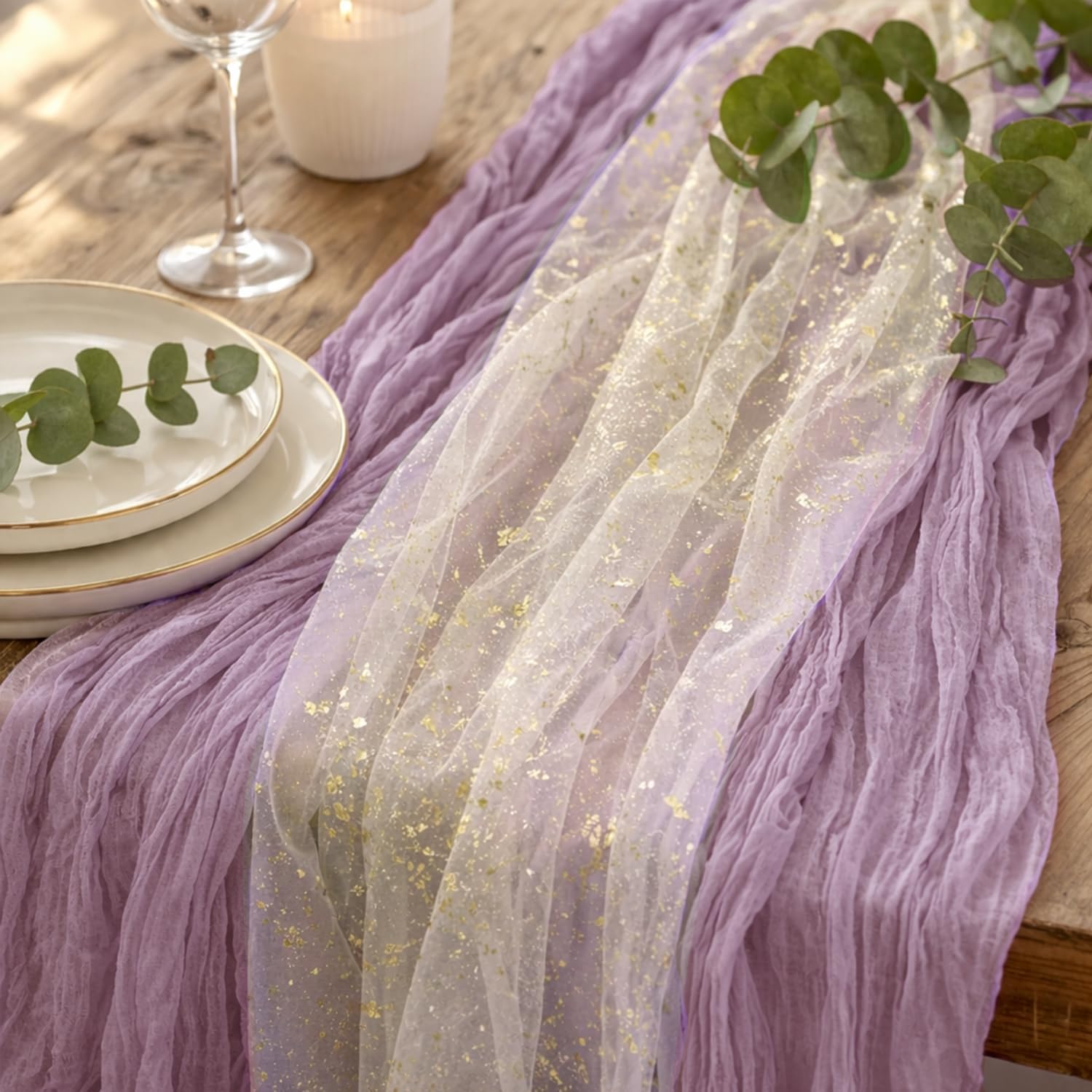 2Pack Cheesecloth Table Runner - Wedding Supply Rentals ulasan dan harga