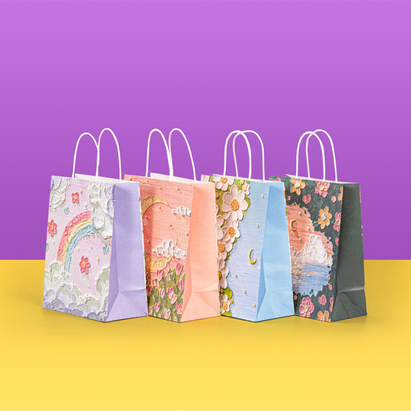 Oil Painting Pattern Kraft Pap - Wedding Supply Shops ulasan dan harga