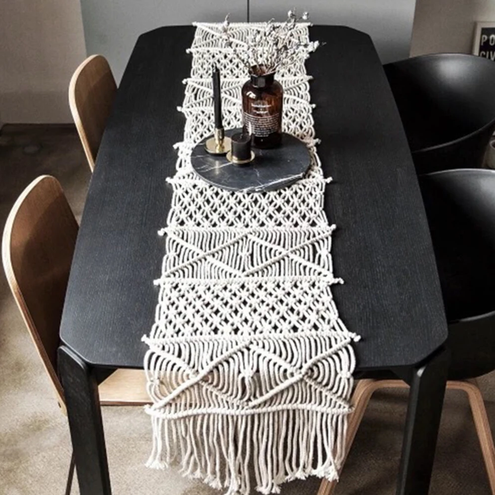 Macrame Boho Table Runner For  - Wedding Supply Rentals ulasan dan harga