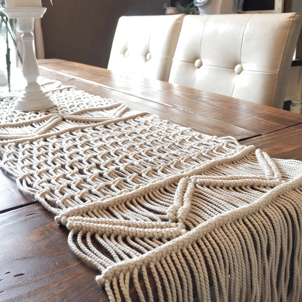 Macrame Boho Table Runner For  - Wedding Supply Rentals ulasan dan harga