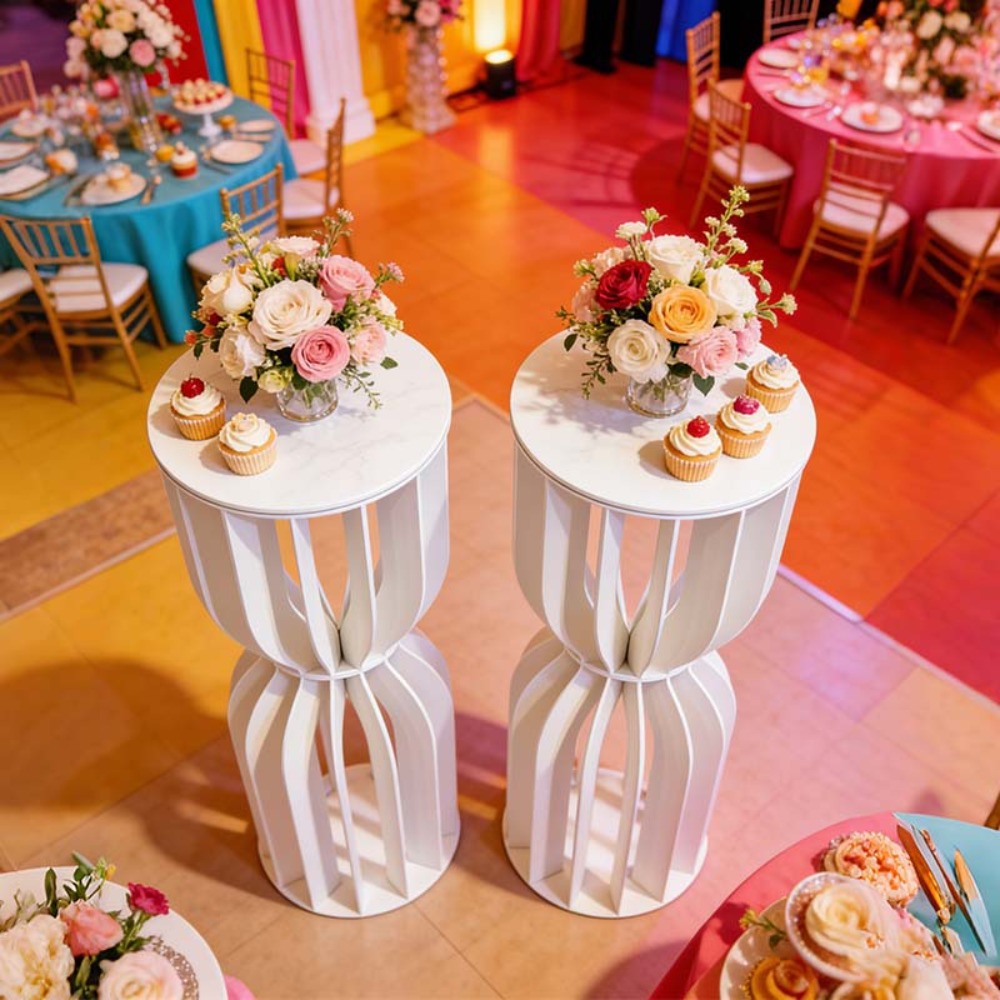 Hourglass PVC Roman Column Flo - Wedding Supply Rentals ulasan dan harga