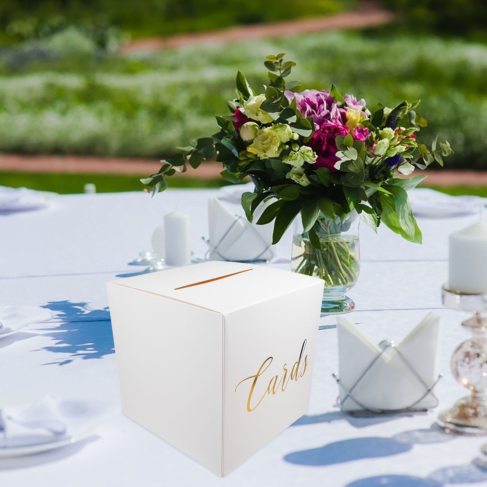1Set Wedding Card Box Elegant  - Wedding Card Box ulasan dan harga