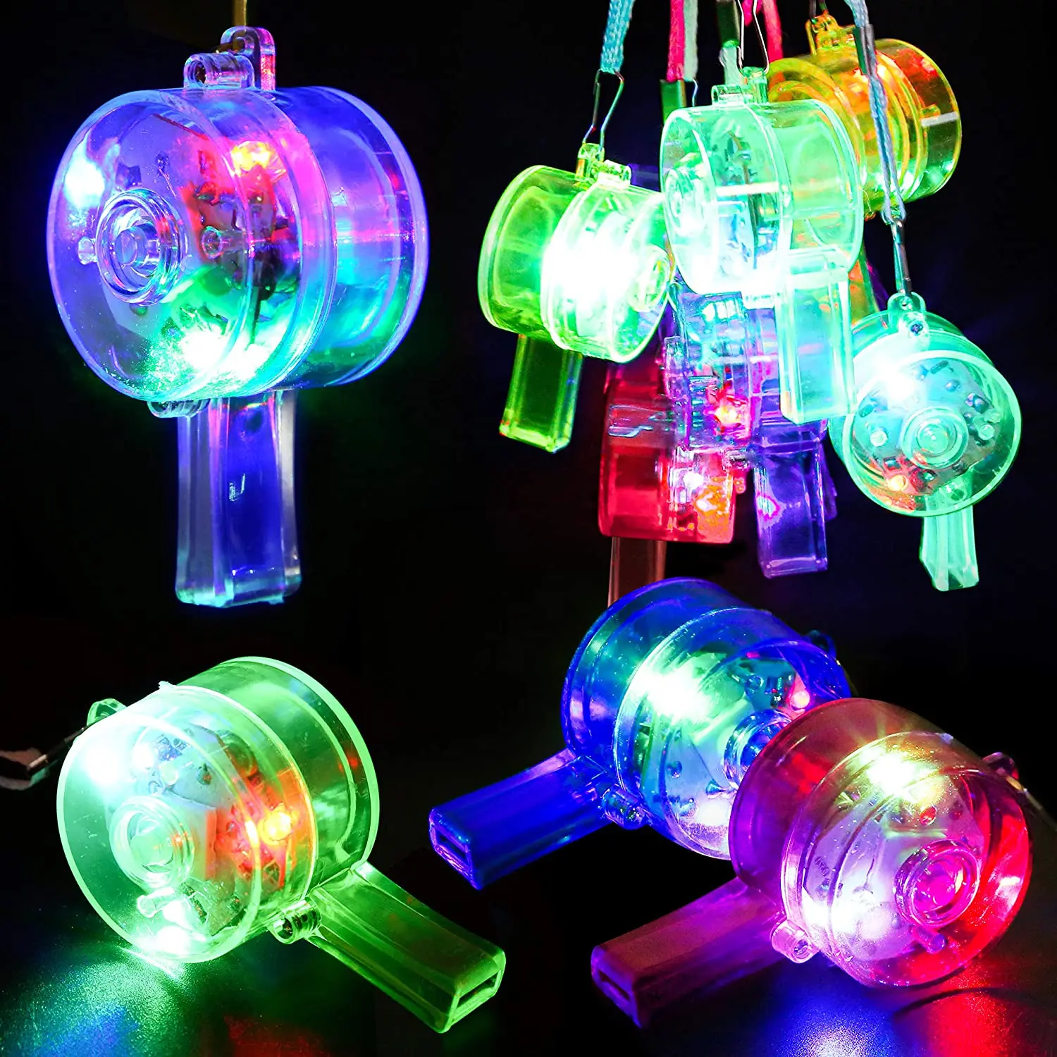 LED Light Up Whistle Glow Whis - Wedding Supply In Bulk ulasan dan harga