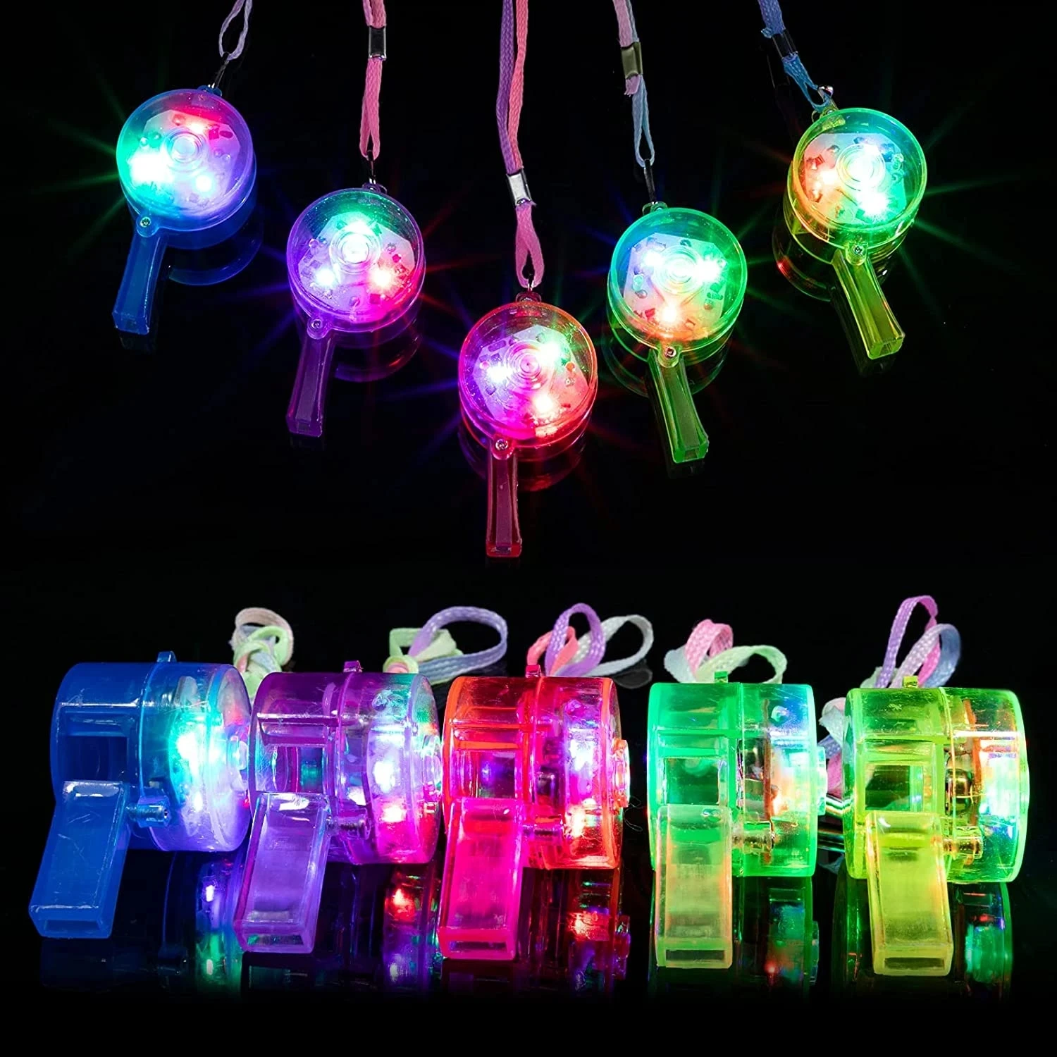 LED Light Up Whistle Glow Whis - Wedding Supply In Bulk ulasan dan harga
