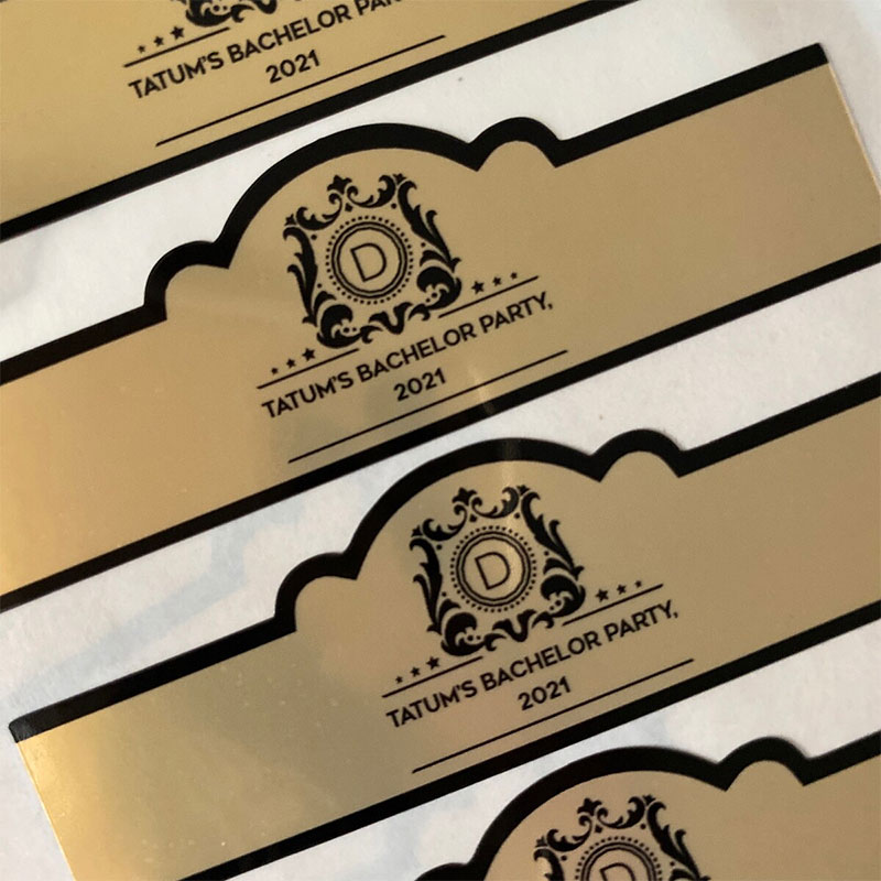 Custom Gold Foil Wedding Cigar - Wedding Souvenir ulasan dan harga