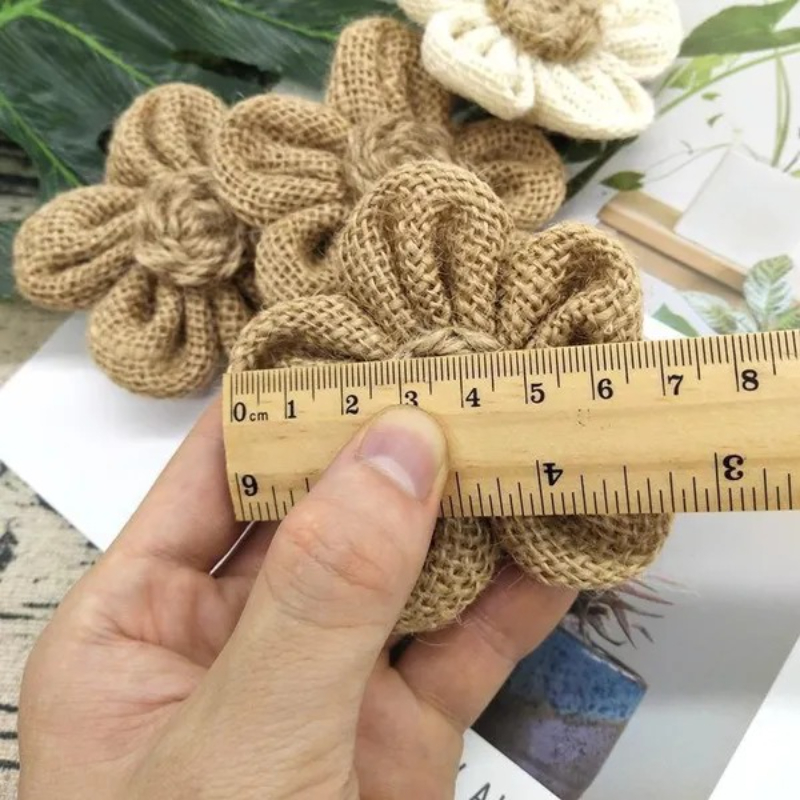 10Pcs Handmade Natural Jute Bu - Wedding Supply Rentals ulasan dan harga