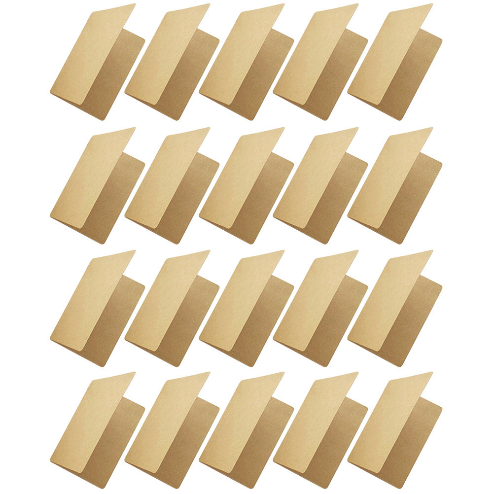 20Pcs Rustic Blank Note Cards  - Papercraft Supply Invitation ulasan dan harga
