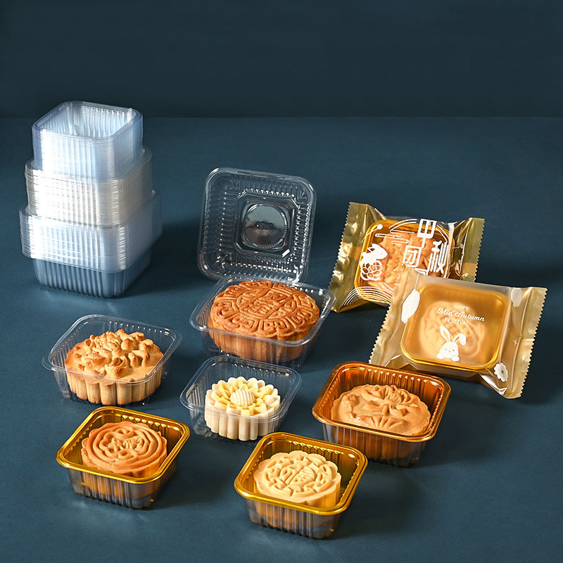 100pcs Mooncake Plastic Tray P - Wedding Event Supply ulasan dan harga