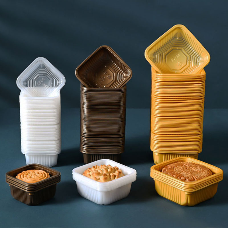 100pcs Mooncake Plastic Tray P - Wedding Event Supply ulasan dan harga