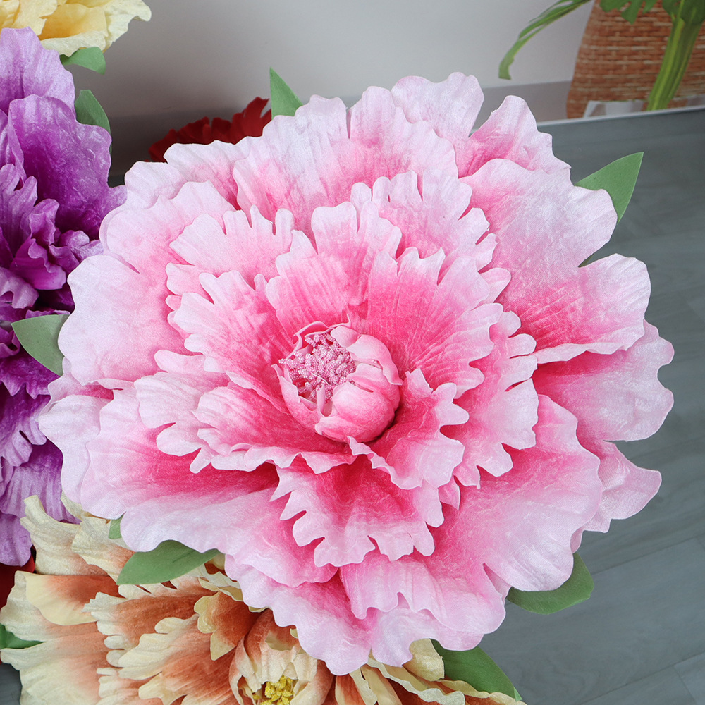 30-80cm Giant Velvet Peony Flo - Wedding Supply In Bulk ulasan dan harga