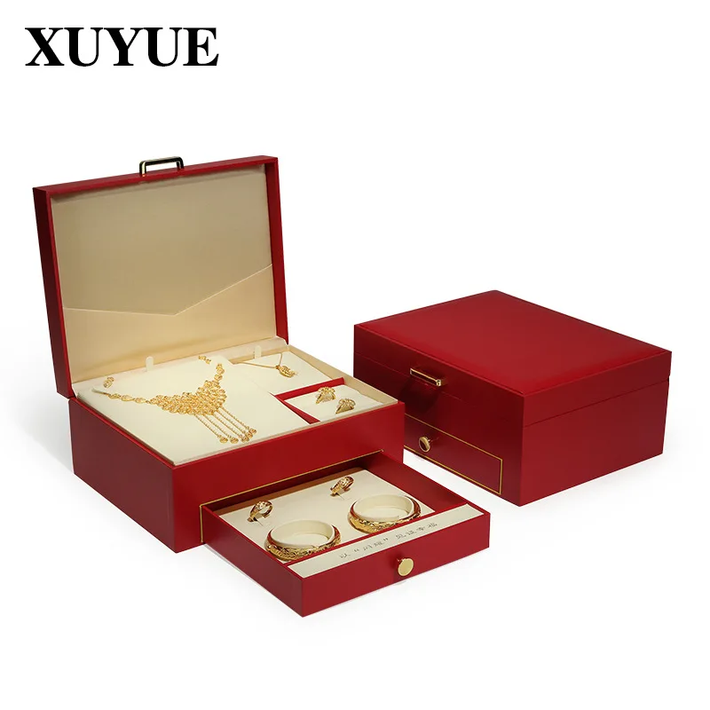 High grade luxury jewelry box  - Wedding Package Gold ulasan dan harga