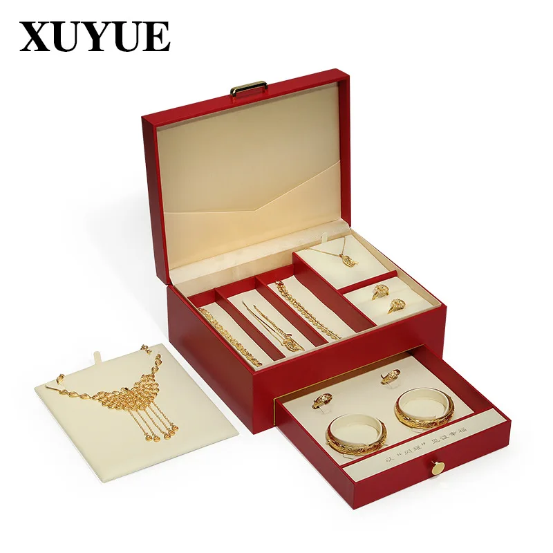 High grade luxury jewelry box  - Wedding Package Gold ulasan dan harga