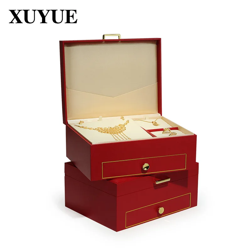 High grade luxury jewelry box  - Wedding Package Gold ulasan dan harga