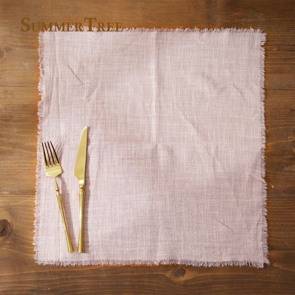 12pcs Retro Napkins 42x42cm Ru - Wedding Supply Rentals ulasan dan harga
