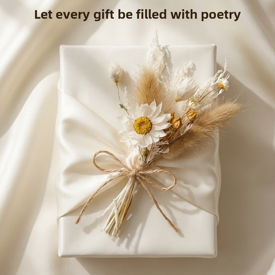 Mini Dried Flower Bouquet Natu - Wedding Souvenir ulasan dan harga