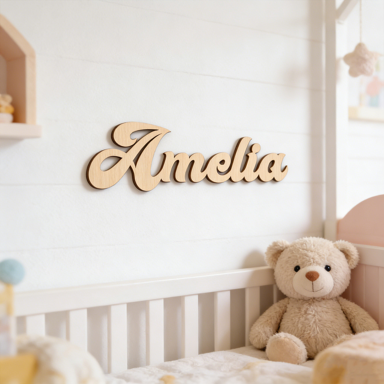 1pc Customized wooden wall dec - Wedding Souvenir ulasan dan harga