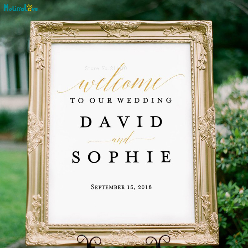 Gold and Black Wedding Welcome - Wedding Package Gold ulasan dan harga