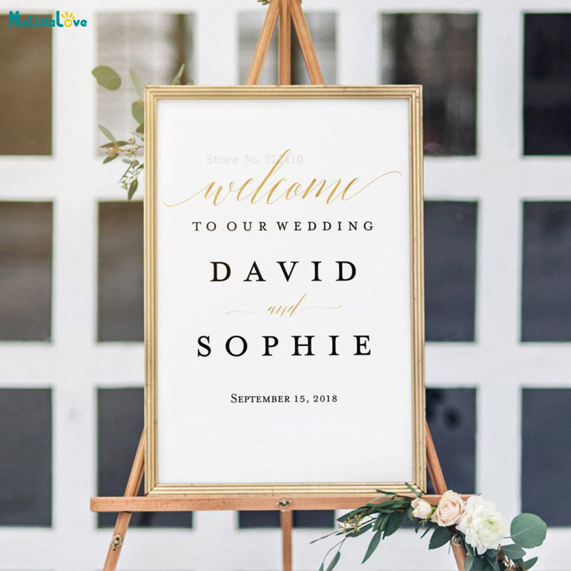 Gold and Black Wedding Welcome - Wedding Package Gold ulasan dan harga