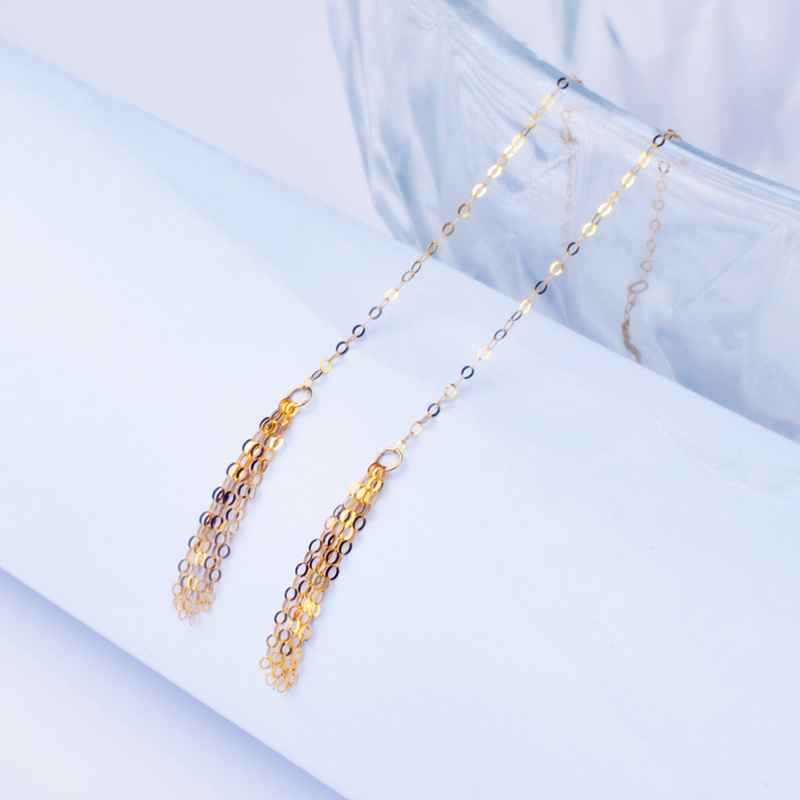 New 18K Yellow Gold Earrings   - Wedding Package Gold ulasan dan harga